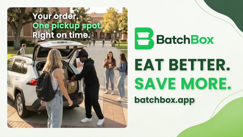 BatchBox campus delivery scene
